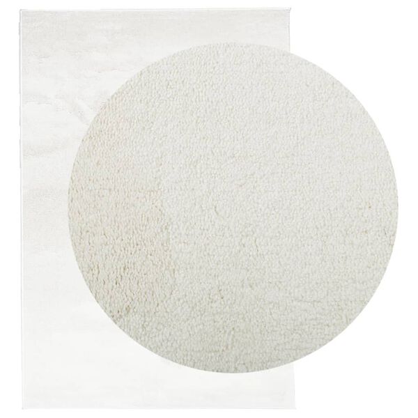 vidaXL Χαλί OVIEDO με Κοντό Πέλος Κρεμ 160 x 230 εκ.