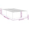 vidaXL Πλαίσιο Κρεβατιού χωρίς στρώμα Ροζ 120x190 εκ. Βελούδινο