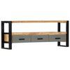 vidaXL Έπιπλο Τηλεόρασης 130 x 30 x 50 εκ. από Μασίφ Ξύλο Μάνγκο