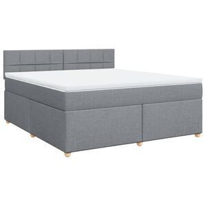 vidaXL &Kappa;&rho;&epsilon;&beta;ά&tau;&iota; Boxspring &mu;&epsilon; &Sigma;&tau;&rho;ώ&mu;&alpha; &Alpha;&nu;&omicron;&iota;&chi;&tau;ό &Gamma;&kappa;&rho;&iota; 180x200 &epsilon;&kappa;. &Upsilon;&phi;&alpha;&sigma;&mu;ά&tau;&iota;&nu;&omicron;