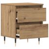 vidaXL Κομοδίνο artisan δρυς 40 x 35 x 50 εκ. Επεξεργασμένο ξύλο