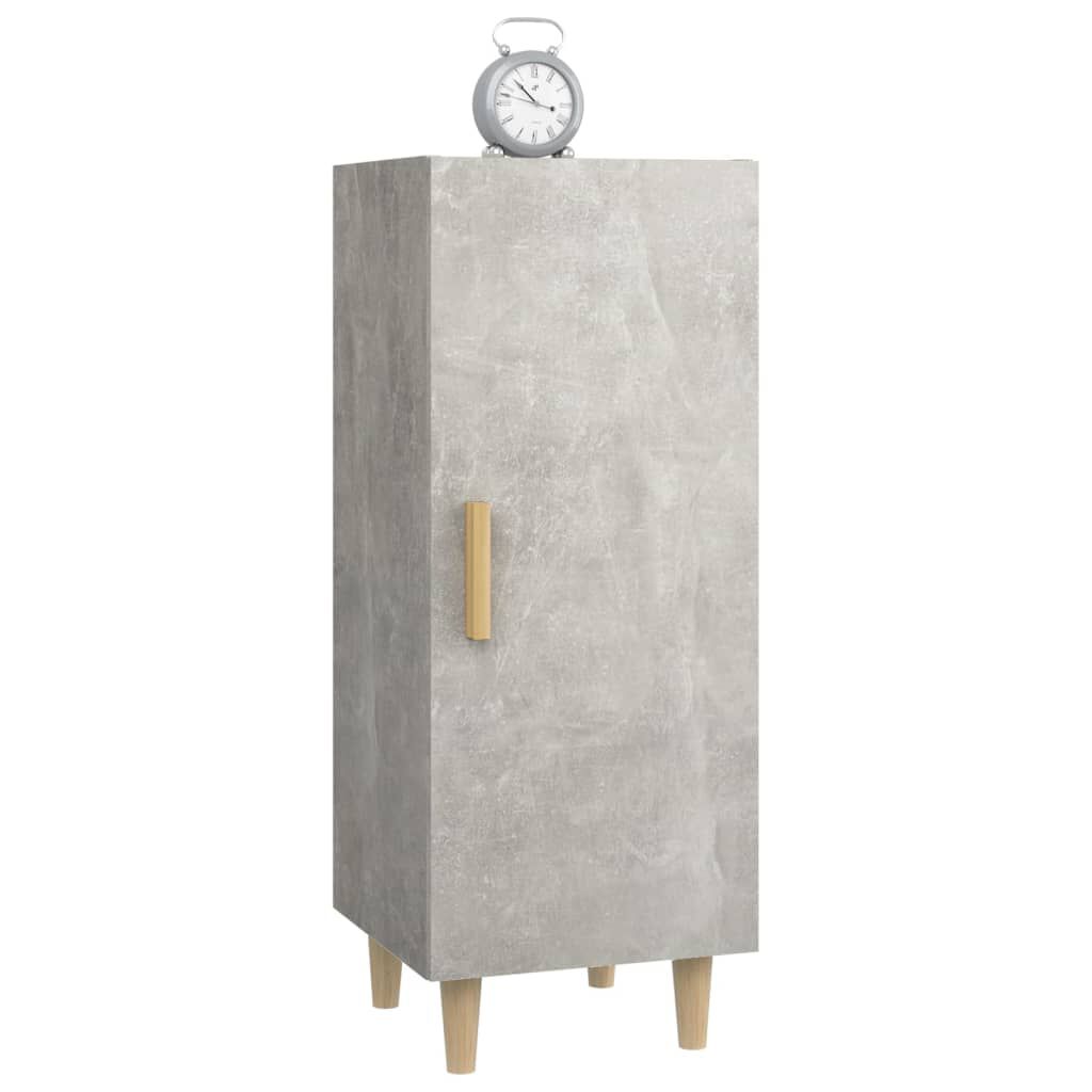 vidaXL Ντουλάπι Γκρι Σκυροδέματος 34,5x34x90 εκ. Επεξεργασμένο Ξύλο