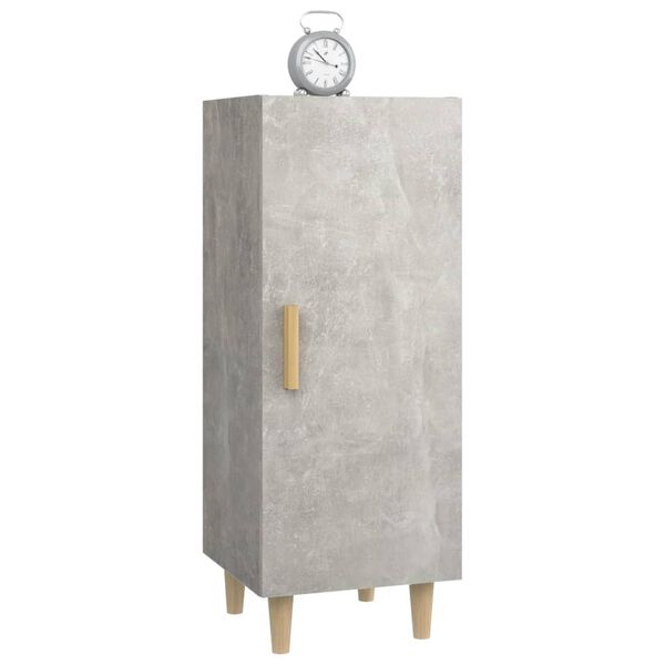 vidaXL Ντουλάπι Γκρι Σκυροδέματος 34,5x34x90 εκ. Επεξεργασμένο Ξύλο