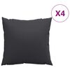 vidaXL &Mu;&alpha;&xi;&iota;&lambda;ά&rho;&iota;&alpha; &Kappa;&alpha;&nu;&alpha;&pi;έ 4 &tau;&epsilon;&mu;. &Mu;&alpha;ύ&rho;&alpha; 60x60 &epsilon;&kappa;. &alpha;&pi;ό Ύ&phi;&alpha;&sigma;&mu;&alpha;