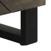 vidaXL Μπουφές Μαύρο 60x33x75 cm Μασίφ Ξύλο Μάνγκο
