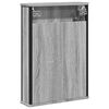 vidaXL Καθρέφτης Μπάνιου Ντουλάπι Γκρι Sonoma 42x12x60 εκ Επεξ. Ξύλο
