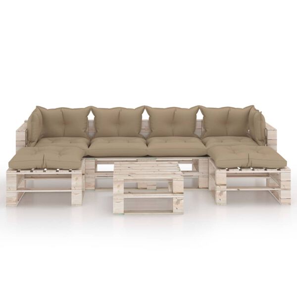 vidaXL &Sigma;&alpha;&lambda;ό&nu;&iota; &Pi;&alpha;&lambda;έ&tau;&alpha;&sigmaf; &Kappa;ή&pi;&omicron;&upsilon; &Sigma;&epsilon;&tau; 7 &Tau;&epsilon;&mu;. &alpha;&pi;ό &Xi;ύ&lambda;&omicron; &Pi;&epsilon;ύ&kappa;&omicron;&upsilon; &mu;&epsilon; &Mu;&alpha;&xi;&iota;&lambda;ά&rho;&iota;&alpha;