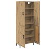 vidaXL Highboard Artisan Oak 69,5 x 34 x 180 εκ. Επεξεργασμένο ξύλο