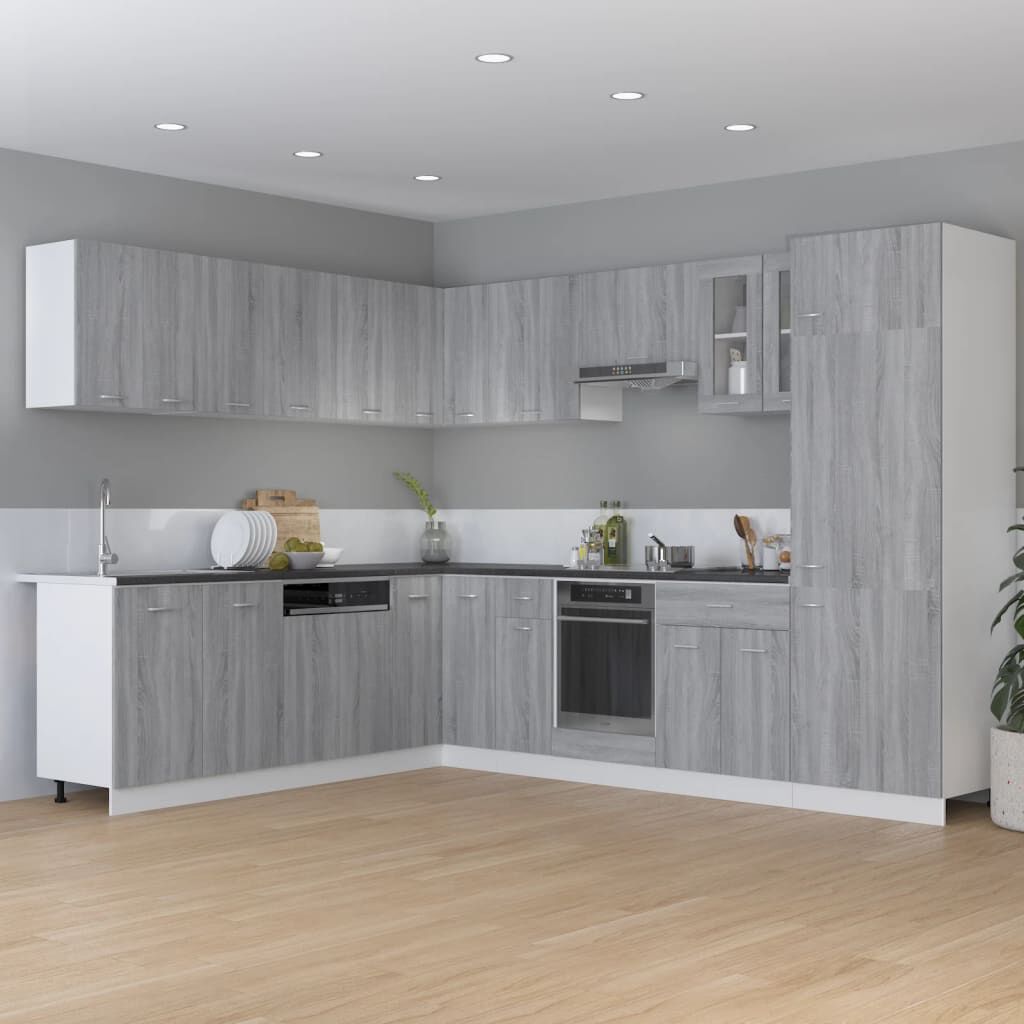 vidaXL Ντουλάπι Κουζίνας Lyon Γκρι sonoma75,5x75,5x81,5εκ.