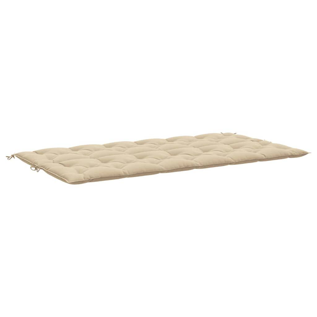 vidaXL Μαξιλάρι Πάγκου Κήπου Μπεζ 200x(50+50)x7 εκ. Ύφασμα Oxford