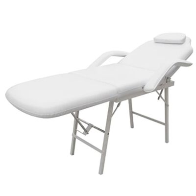 Καρέκλα Θεραπείας Ρυθμιζόμενη Πλάτη & Υποπόδιο Λευκή