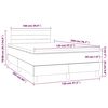 vidaXL &Kappa;&rho;&epsilon;&beta;ά&tau;&iota; Boxspring &mu;&epsilon; &Sigma;&tau;&rho;ώ&mu;&alpha; &Sigma;&kappa;&omicron;ύ&rho;&omicron; &Pi;&rho;ά&sigma;&iota;&nu;&omicron; 120x200&epsilon;&kappa;. &Beta;&epsilon;&lambda;&omicron;ύ&delta;&iota;&nu;&omicron;