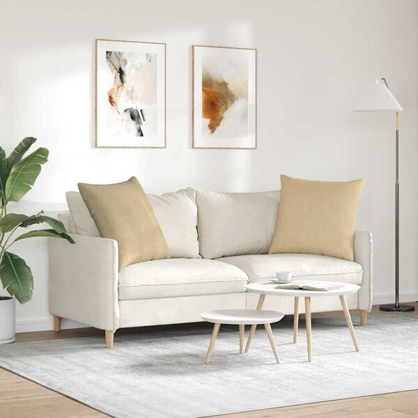 vidaXL Μαξιλάρι Καναπέ 2 pcs Γκρι Πράσινο 80 x 80 cm