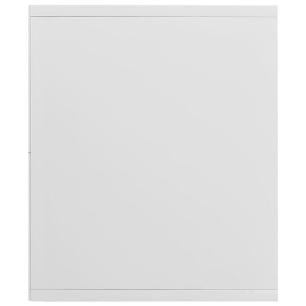 vidaXL Βιβλιοθήκη/Έπιπλο TV Γυαλιστερό Λευκό 36x30x143 εκ. Επεξ. Ξύλο