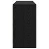 vidaXL Πλαϊνό γραφείο 3 pcs Μαύρη δρυς 70 x 41 x 75 εκ.
