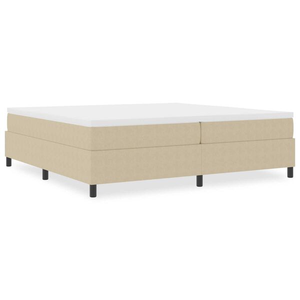 vidaXL Κρεβάτι με ελατήρια Γκρι Πράσινο 200 x 200 cm Βελούδο