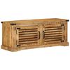 vidaXL Ντουλάπα Παπουτσιών Καφέ 110 x 38 x 45 cm Μασίφ ξύλο μάνγκο