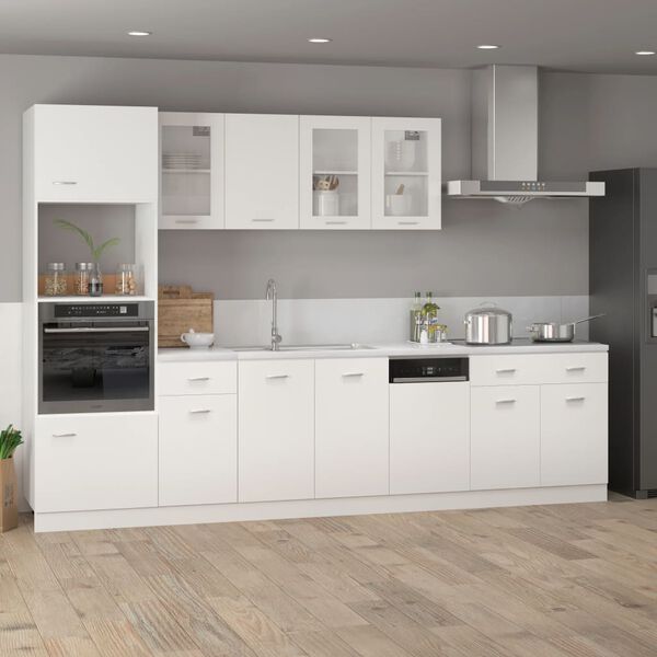 vidaXL Ντουλάπι με Συρτάρι Lyon Λευκό 80x46x81,5 εκ. Επεξ. Ξύλο