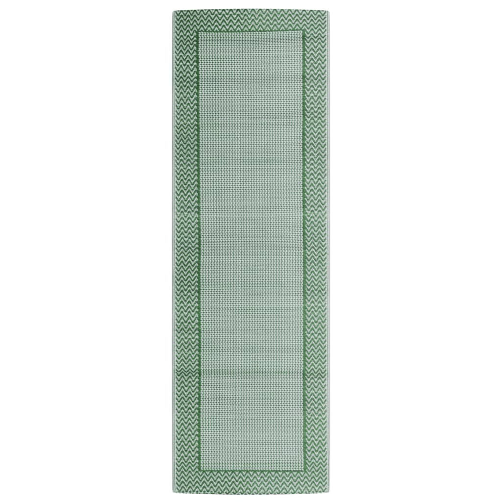 vidaXL Χαλί εξωτερικού χώρου ARAKIL Πράσινο 80x250 cm PP