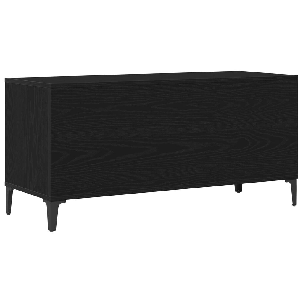 vidaXL ντουλάπι δισκίων Μαύρης Δρυός - 100x38x48 εκ από επεξεργασμένο ξύλο