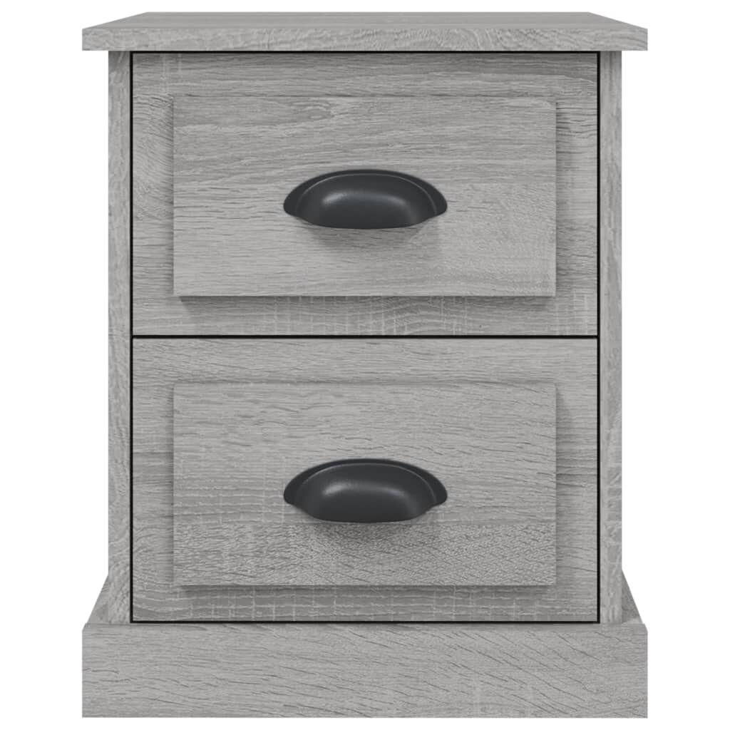 vidaXL Κομοδίνο Γκρι Sonoma 39x39x47,5 εκ. από Επεξεργασμένο Ξύλο