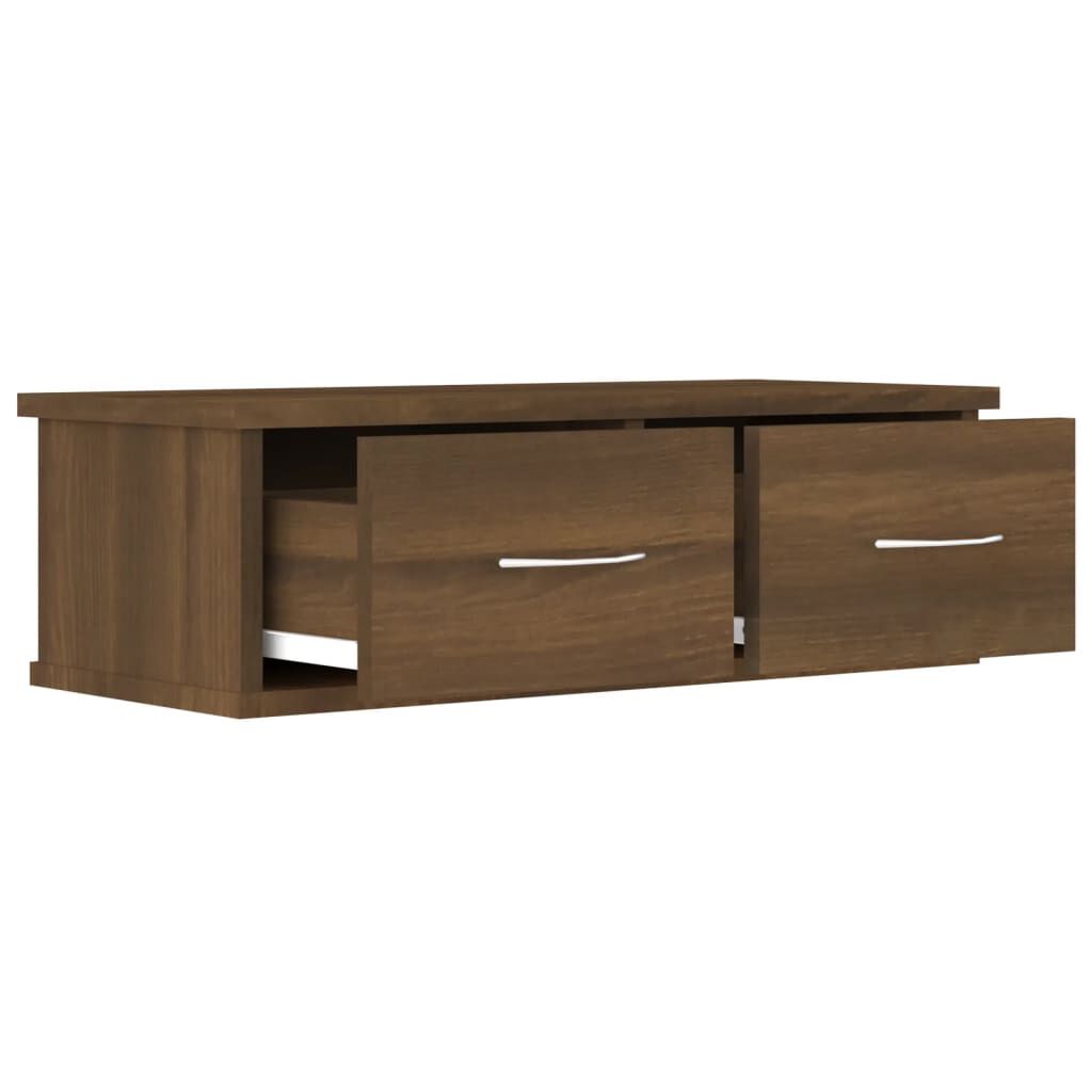 vidaXL Ντουλάπι Τοίχου Καφέ Δρυς 60x26x18,5 εκ. Επεξεργασμένο Ξύλο