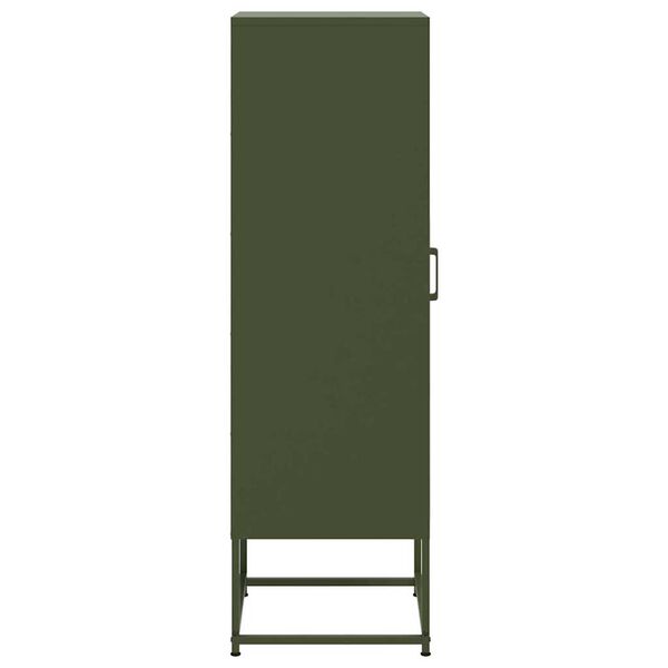 vidaXL Ντουλάπι Πράσινο Λαδί 36x39x123 εκ. από Ατσάλι