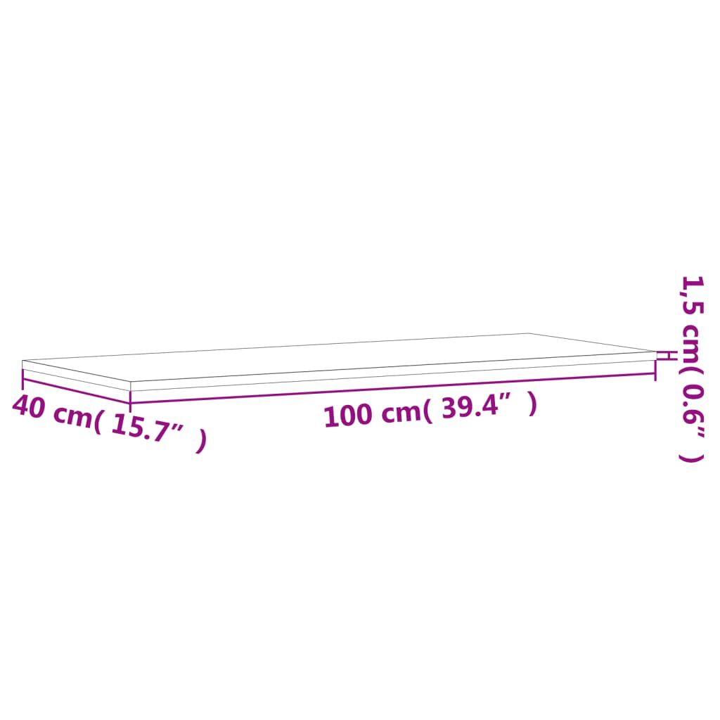 vidaXL Ράφια Βιβλιοθήκης 4 τεμ Γκρι Σκυροδ. 100x40x1,5 εκ. Επεξ. Ξύλο