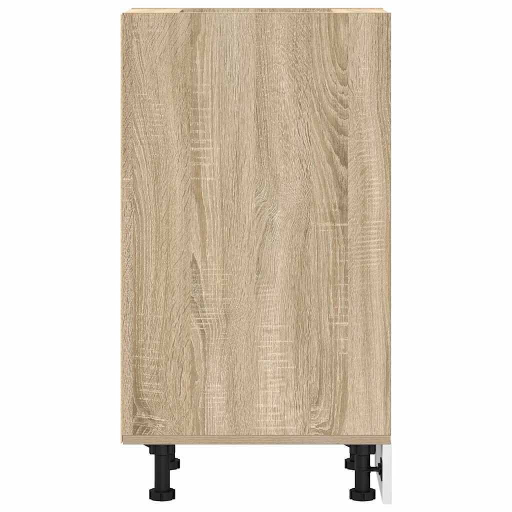 vidaXL Ντουλάπι Δαπέδου Riga Sonoma Δρυς 30x44,5x81,5 εκ. Ξύλο