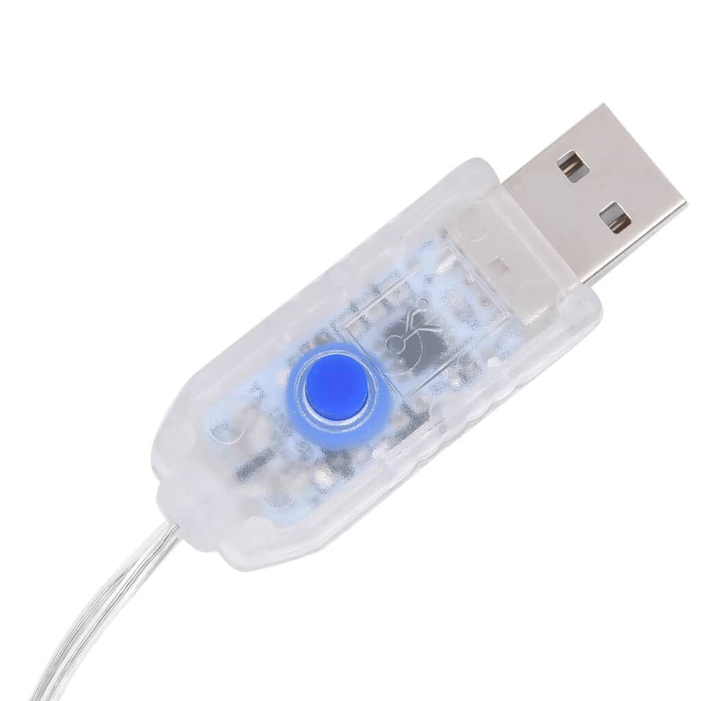 vidaXL Χριστουγεννιάτικοι Τάρανδοι 4 τεμ. 160 LED Ψυχρό Λευκό Ακρυλικό