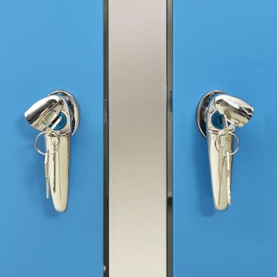 vidaXL Πλαίσιο Κάδων Απορρ. Τετραπλό Ρόδες 276,5x77,5x115,5εκ Αν. Ατσ.