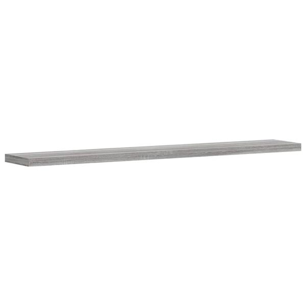 vidaXL Ράφια Τοίχου 4 τεμ. Γκρι Sonoma 60x10x1,5 εκ. Επεξεργ. Ξύλο