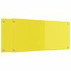 vidaXL Πίσω Πάνελ Κουζίνας 2 pcs Κίτρινο 90 x 40 cm σκληρυμένο γυαλί