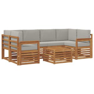 vidaXL &Sigma;&epsilon;&iota;&rho;ά &Kappa;&alpha;&nu;&alpha;&pi;έ &Epsilon;&xi;&omega;&tau;&epsilon;&rho;&iota;&kappa;&omicron;ύ 7 pcs &Phi;&upsilon;&sigma;&iota;&kappa;ό &kappa;&alpha;&iota; &Alpha;&nu;&omicron;&iota;&chi;&tau;ό &Gamma;&kappa;&rho;&iota;