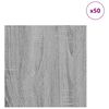 vidaXL Πίνακες Διακόσμησης 50 pcs Γκρι sonoma 30 x 30 x 0.3 εκ
