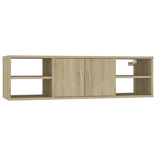 vidaXL Ράφι Τοίχου Sonoma Δρυς 102 x 30 x 29 εκ. Επεξ. Ξύλο
