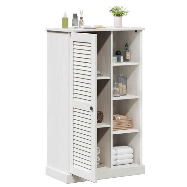 vidaXL Ντουλάπι Μπάνιου με αποθήκευση VIGO Λευκό 67.5 x 34 x 110 εκ.