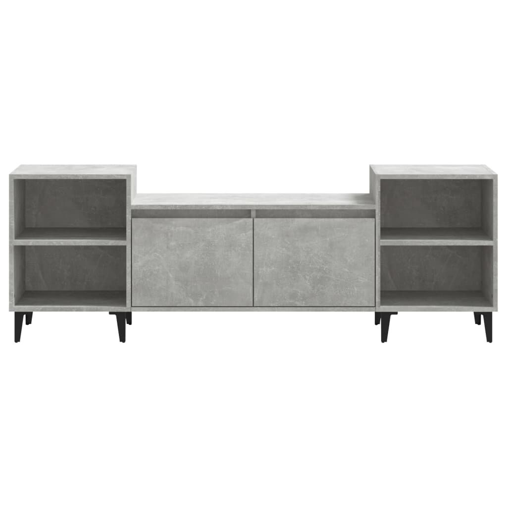 vidaXL Έπιπλο Τηλεόρασης Γκρι Σκυρ. 160x35x55 εκ. Επεξ. Ξύλο