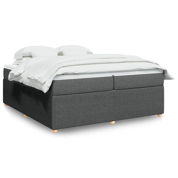 vidaXL &Kappa;&rho;&epsilon;&beta;ά&tau;&iota; Boxspring &mu;&epsilon; &Sigma;&tau;&rho;ώ&mu;&alpha; &Sigma;&kappa;&omicron;ύ&rho;&omicron; &Gamma;&kappa;&rho;&iota; 200x200 &epsilon;&kappa;. &Upsilon;&phi;&alpha;&sigma;&mu;ά&tau;&iota;&nu;&omicron;