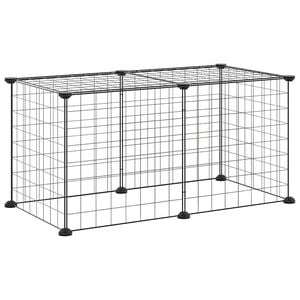 vidaXL &Kappa;&lambda;&omicron;&upsilon;&beta;ί &gamma;&iota;&alpha; &Kappa;&alpha;&tau;&omicron;&iota;&kappa;ί&delta;&iota;&alpha; &mu;&epsilon; 8 &Pi;ά&nu;&epsilon;&lambda; &Mu;&alpha;ύ&rho;&omicron; 70x35x35 &epsilon;&kappa;. &Alpha;&tau;&sigma;ά&lambda;&iota;&nu;&omicron;