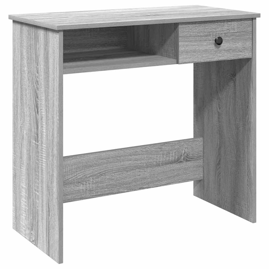 vidaXL Γραφείο Γκρι Sonoma 80 x 40 x 75 εκ. από Επεξεργασμένο Ξύλο
