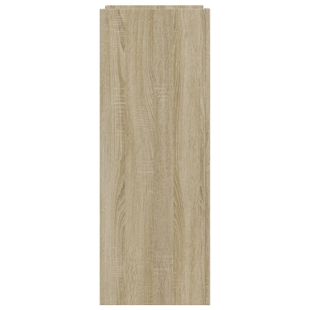vidaXL Παπουτσοθήκη Sonoma Δρυς 52x37,5x100 εκ. από Επεξεργασμένο Ξύλο