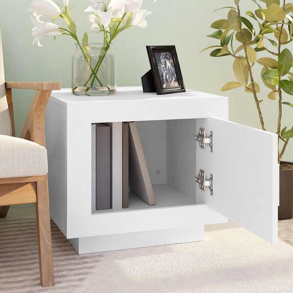 vidaXL &Tau;&rho;&alpha;&pi;&epsilon;&zeta;ά&kappa;&iota; &Sigma;&alpha;&lambda;&omicron;&nu;&iota;&omicron;ύ &Lambda;&epsilon;&upsilon;&kappa;ό 51 x 50 x 45 &epsilon;&kappa;. &Epsilon;&pi;&epsilon;&xi;&epsilon;&rho;&gamma;&alpha;&sigma;&mu;έ&nu;&omicron; &Xi;ύ&lambda;&omicron;