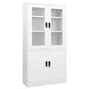 vidaXL &Nu;&tau;&omicron;&upsilon;&lambda;ά&pi;&alpha; &Gamma;&rho;&alpha;&phi;&epsilon;ί&omicron;&upsilon; 90 x 40 x 180 &epsilon;&kappa;. &Lambda;&epsilon;&upsilon;&kappa;ή &Alpha;&tau;&sigma;ά&lambda;&iota;&nu;&eta;