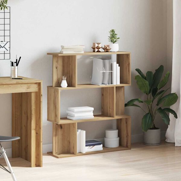 vidaXL Ντουλάπι βιβλίων Artisan Oak 80x24x96 cm Κατασκευασμένο ξύλο