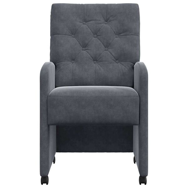 vidaXL &Kappa;&alpha;&rho;έ&kappa;&lambda;&epsilon;&sigmaf; &Phi;&alpha;&gamma;&eta;&tau;&omicron;ύ &mu;&epsilon; &Rho;ό&delta;&epsilon;&sigmaf; 2 pcs &Sigma;&kappa;&omicron;ύ&rho;&omicron; &gamma;&kappa;&rho;&iota; 58 x 67 x 97 &epsilon;&kappa;