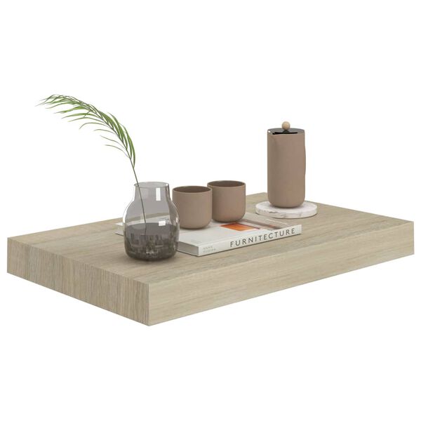 vidaXL Ράφι Τοίχου Χρώμα Δρυός 40x23x3,8 εκ. MDF