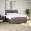 vidaXL &Kappa;&rho;&epsilon;&beta;ά&tau;&iota; Boxspring &mu;&epsilon; &Sigma;&tau;&rho;ώ&mu;&alpha; Taupe 180x200 &epsilon;&kappa;. &Upsilon;&phi;&alpha;&sigma;&mu;ά&tau;&iota;&nu;&omicron;