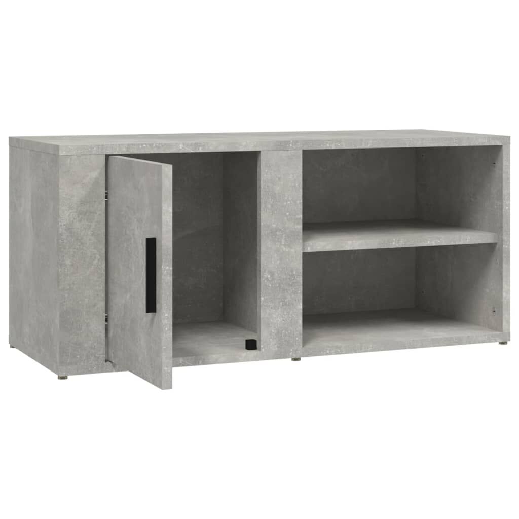 vidaXL Έπιπλα Τηλεόρασης 2 τεμ. Γκρι Σκυρ. 80x31,5x36εκ. Επεξεργ. Ξύλο