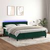 vidaXL &Kappa;&rho;&epsilon;&beta;ά&tau;&iota; Boxspring &mu;&epsilon; &Sigma;&tau;&rho;ώ&mu;&alpha; & LED &Sigma;&kappa;. &Pi;&rho;ά&sigma;&iota;&nu;&omicron; 180x200&epsilon;&kappa; &Beta;&epsilon;&lambda;&omicron;ύ&delta;&omicron;